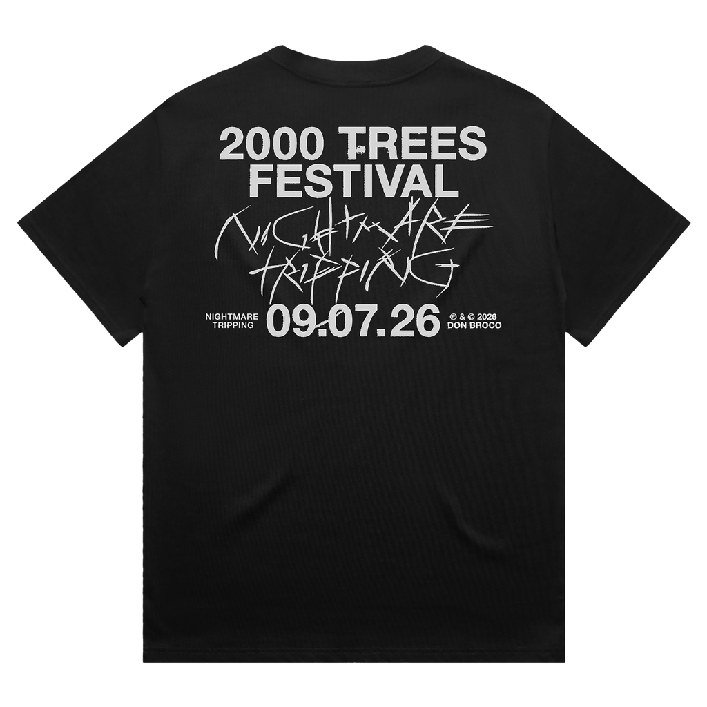 2000 Trees | Black T-Shirt