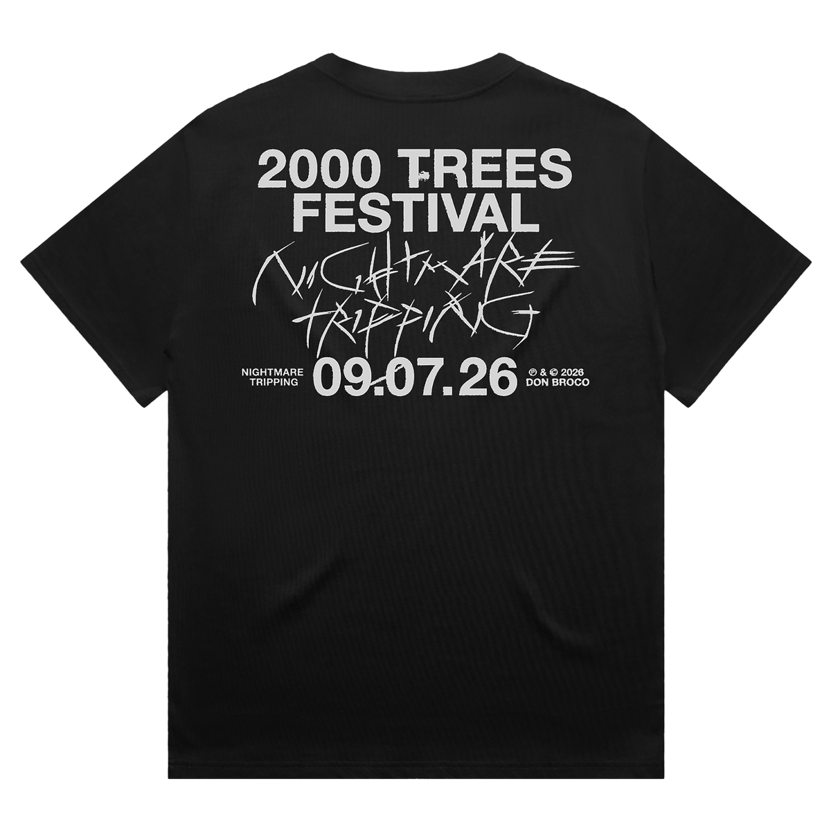 2000 Trees | Black T-Shirt