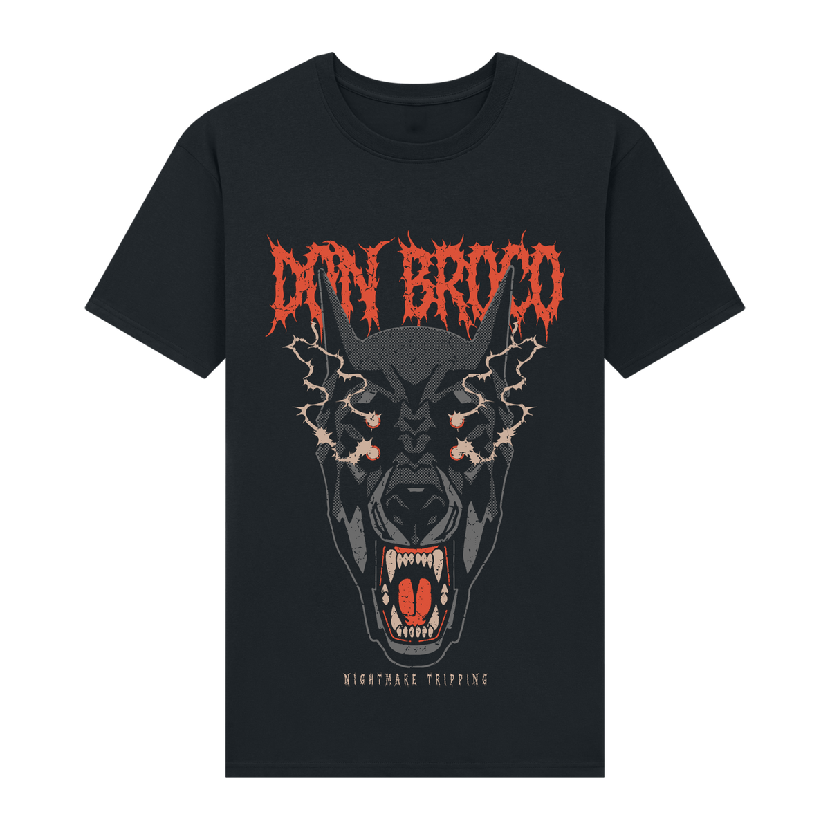 2 Black Dogs | Black T-Shirt