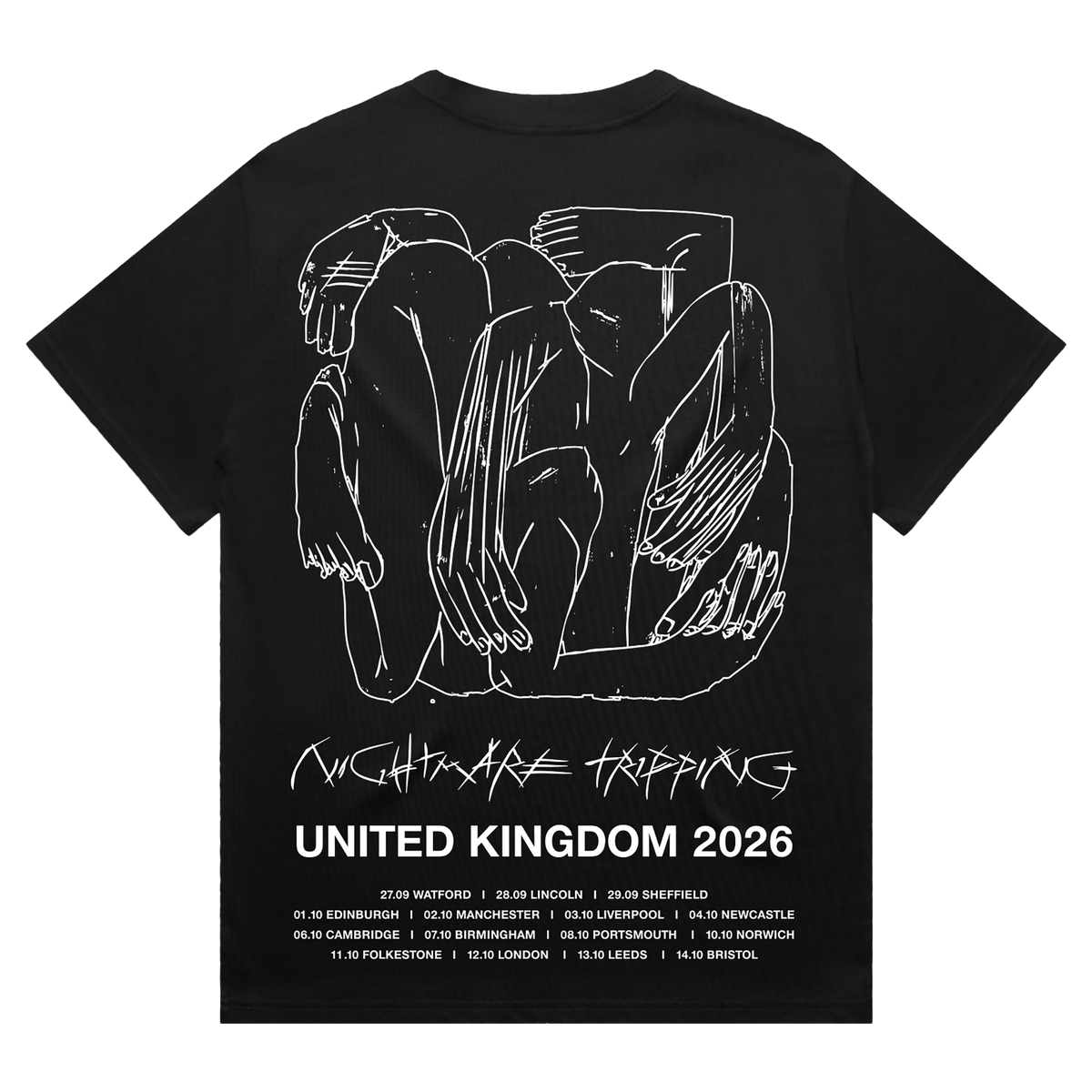 Nightmare Tripping | UK 2026 Tour T-Shirt
