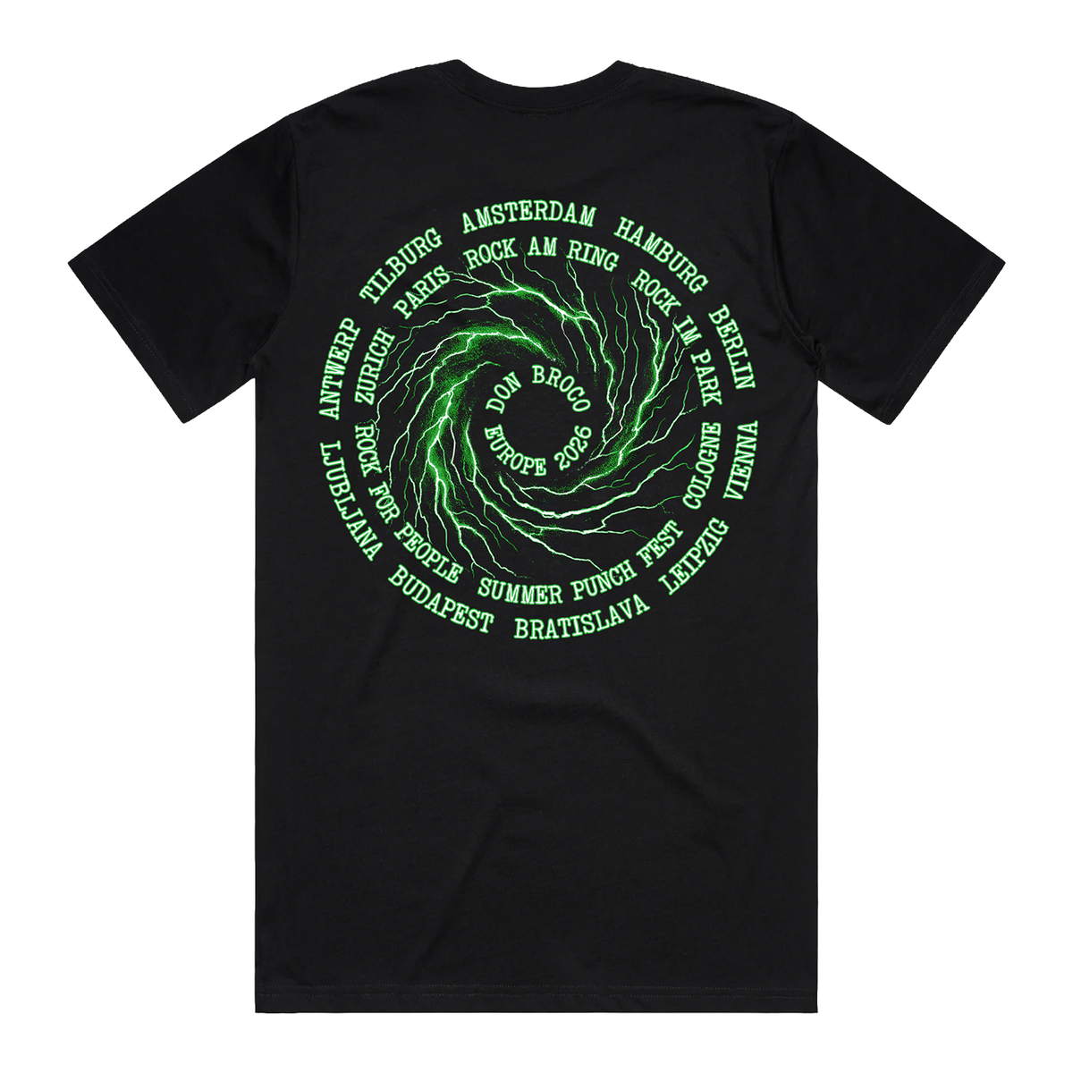 Skeleton Vortex | Black T-Shirt