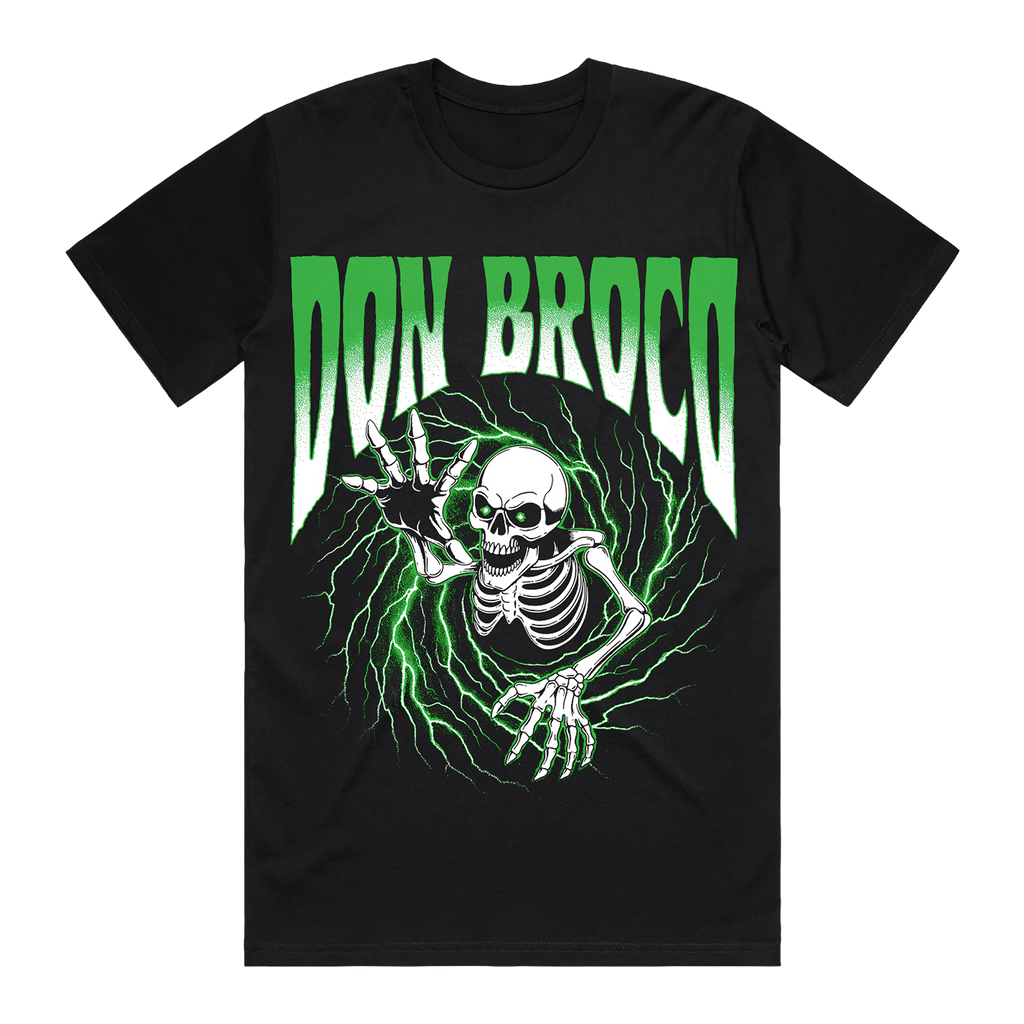 Skeleton Vortex | Black T-Shirt