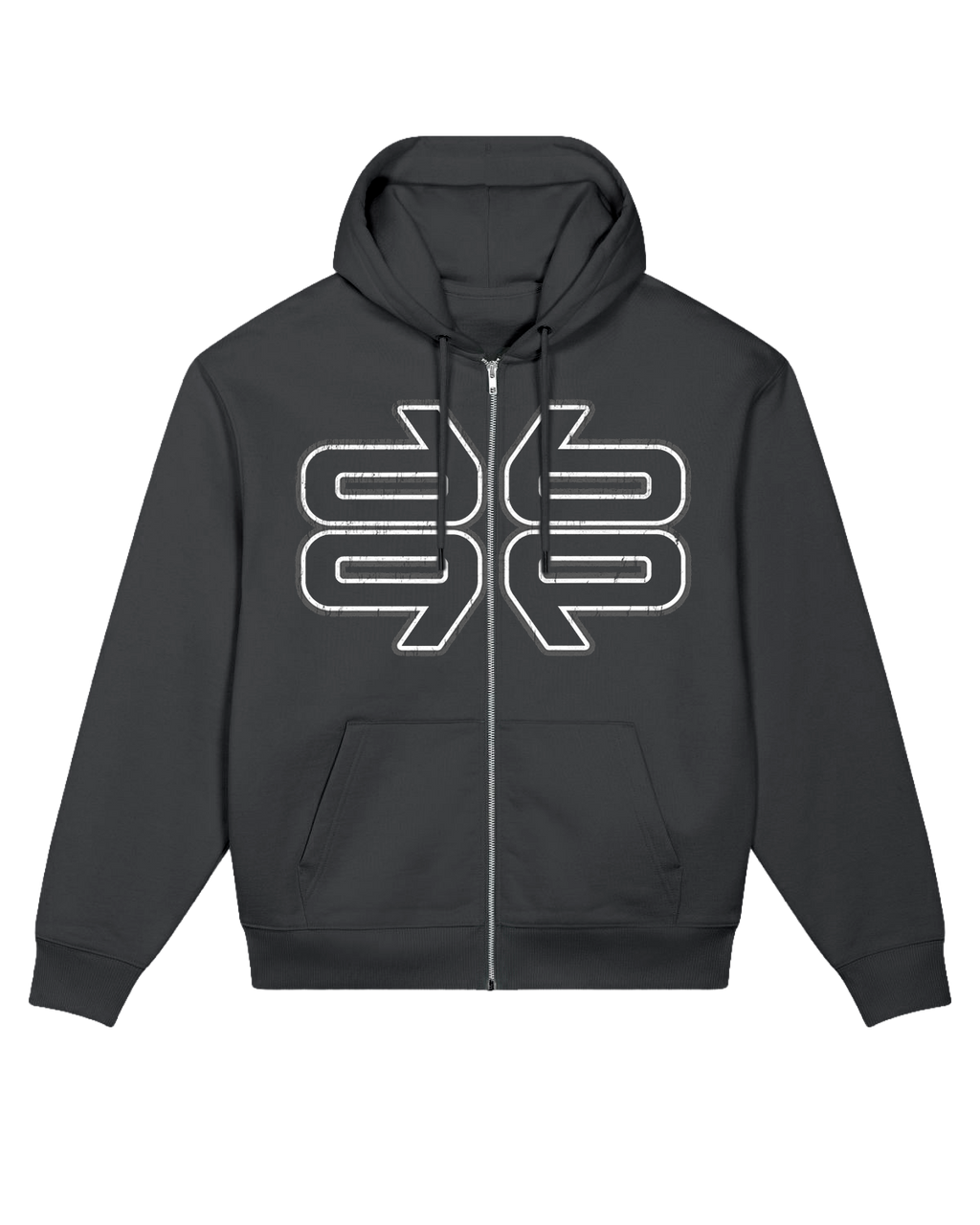 Monogram Zipped Hoodie