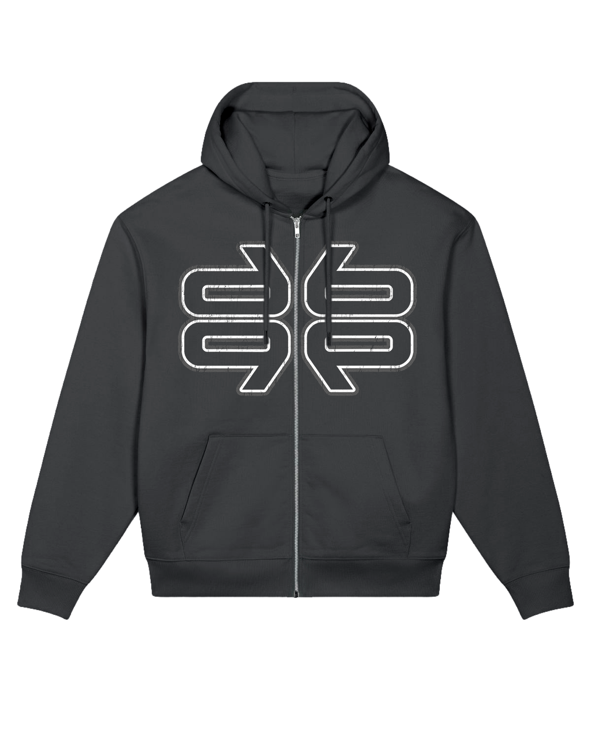 Monogram Zipped Hoodie