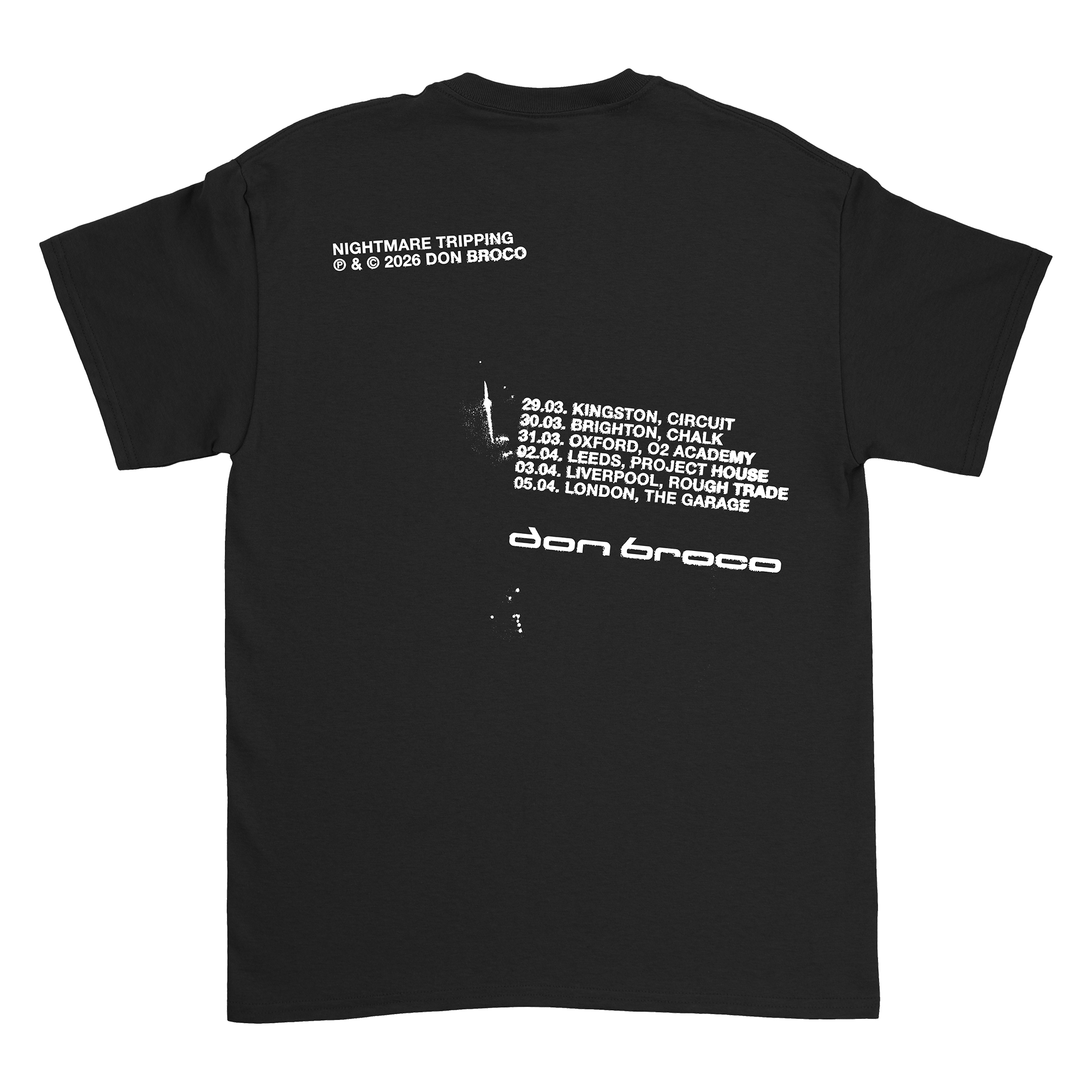 Nightmare Tripping | Black Dated Tee