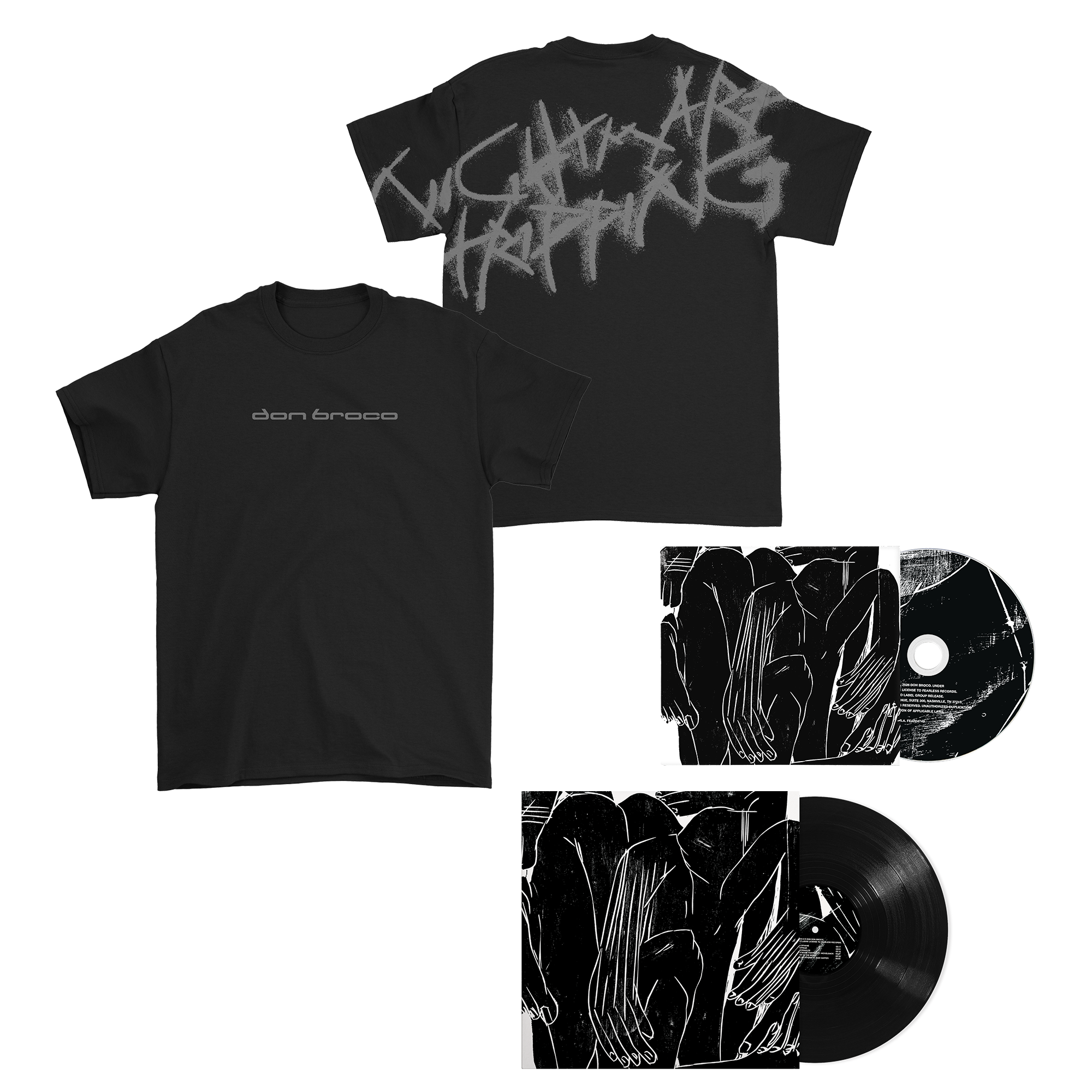 Nightmare Tripping | Signed CD, Signed Vinyl & T-Shirt Bundle