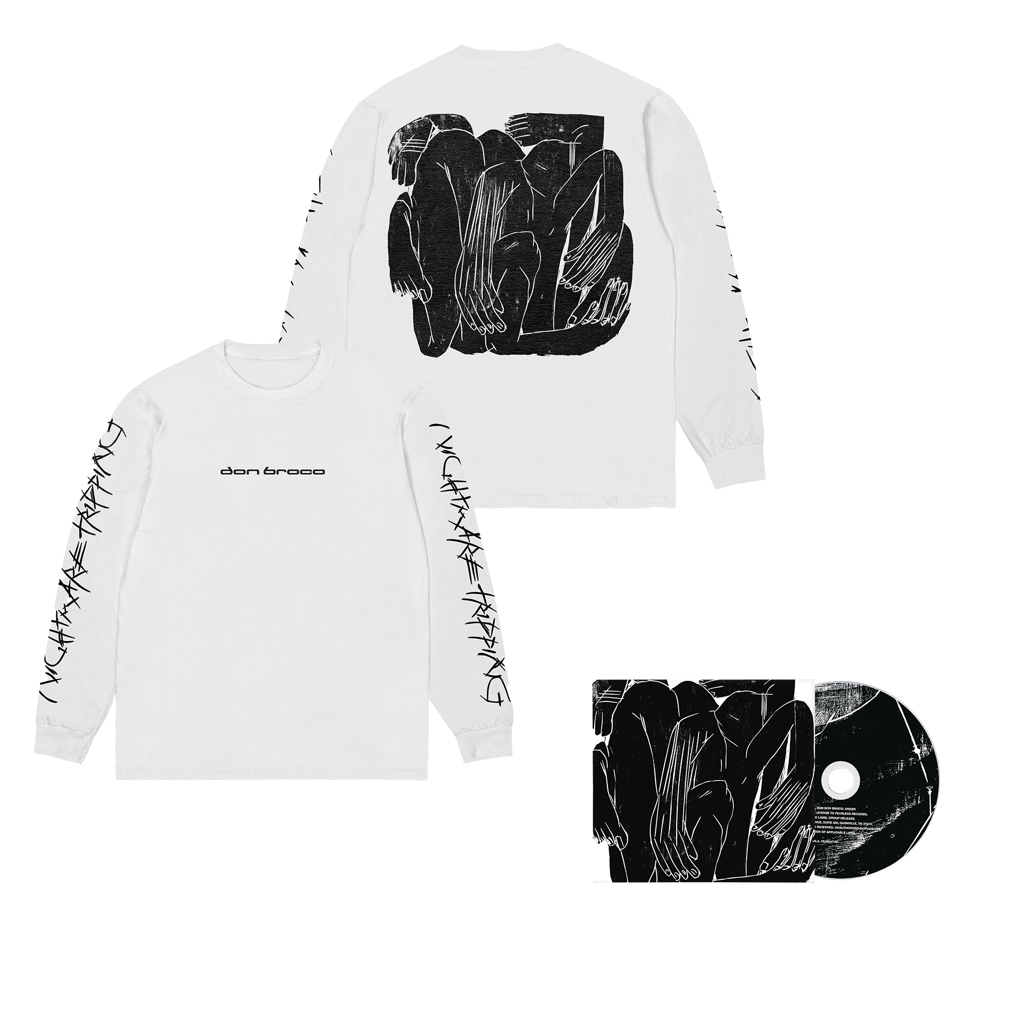 Nightmare Tripping | White Longsleeve & Signed CD