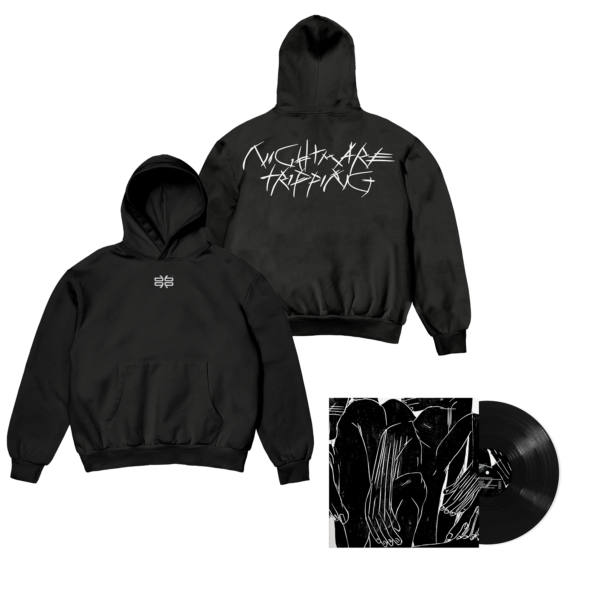 Nightmare Tripping | Black Hoodie & Signed Vinyl