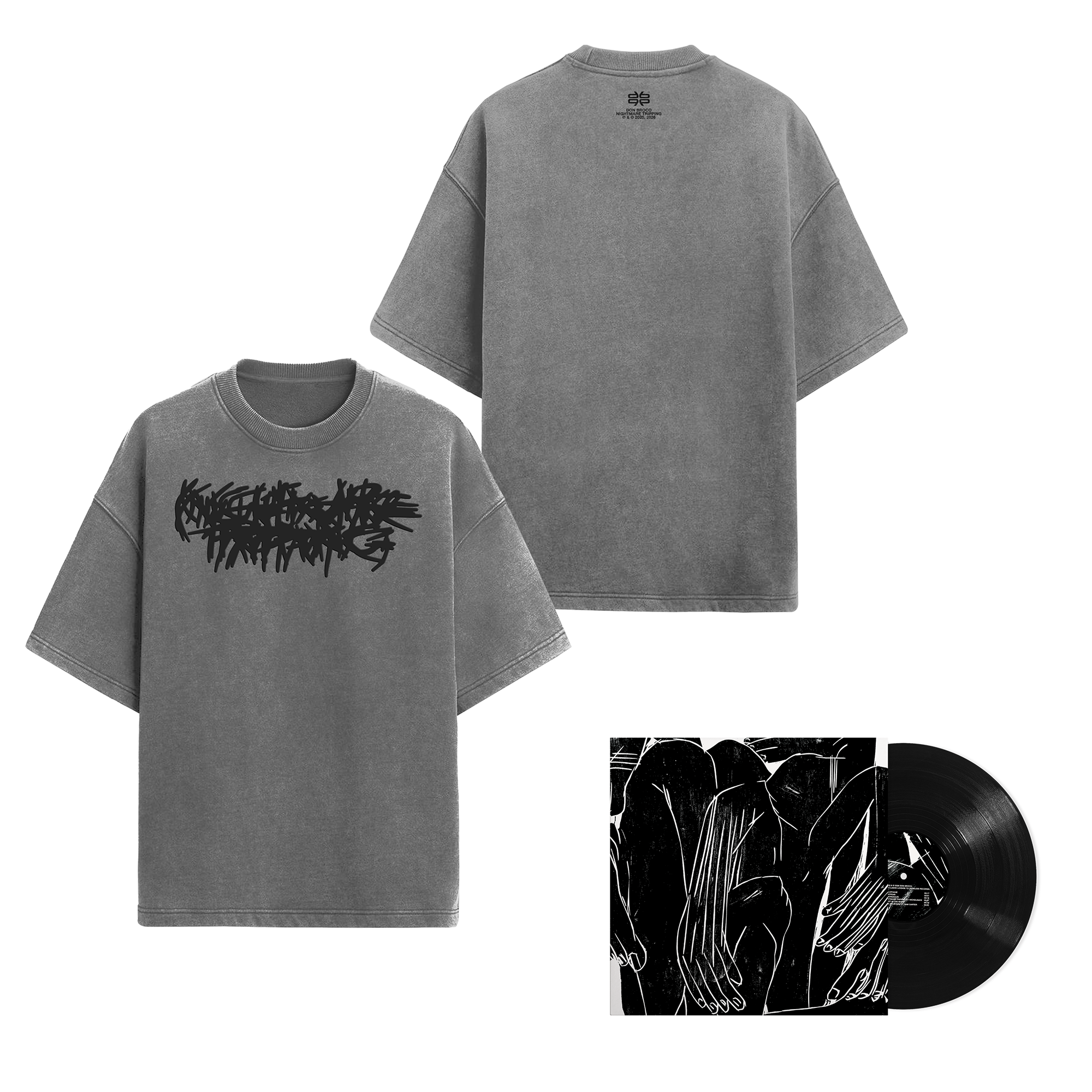 Nightmare Tripping | Acid Wash T-Shirt & Signed Vinyl