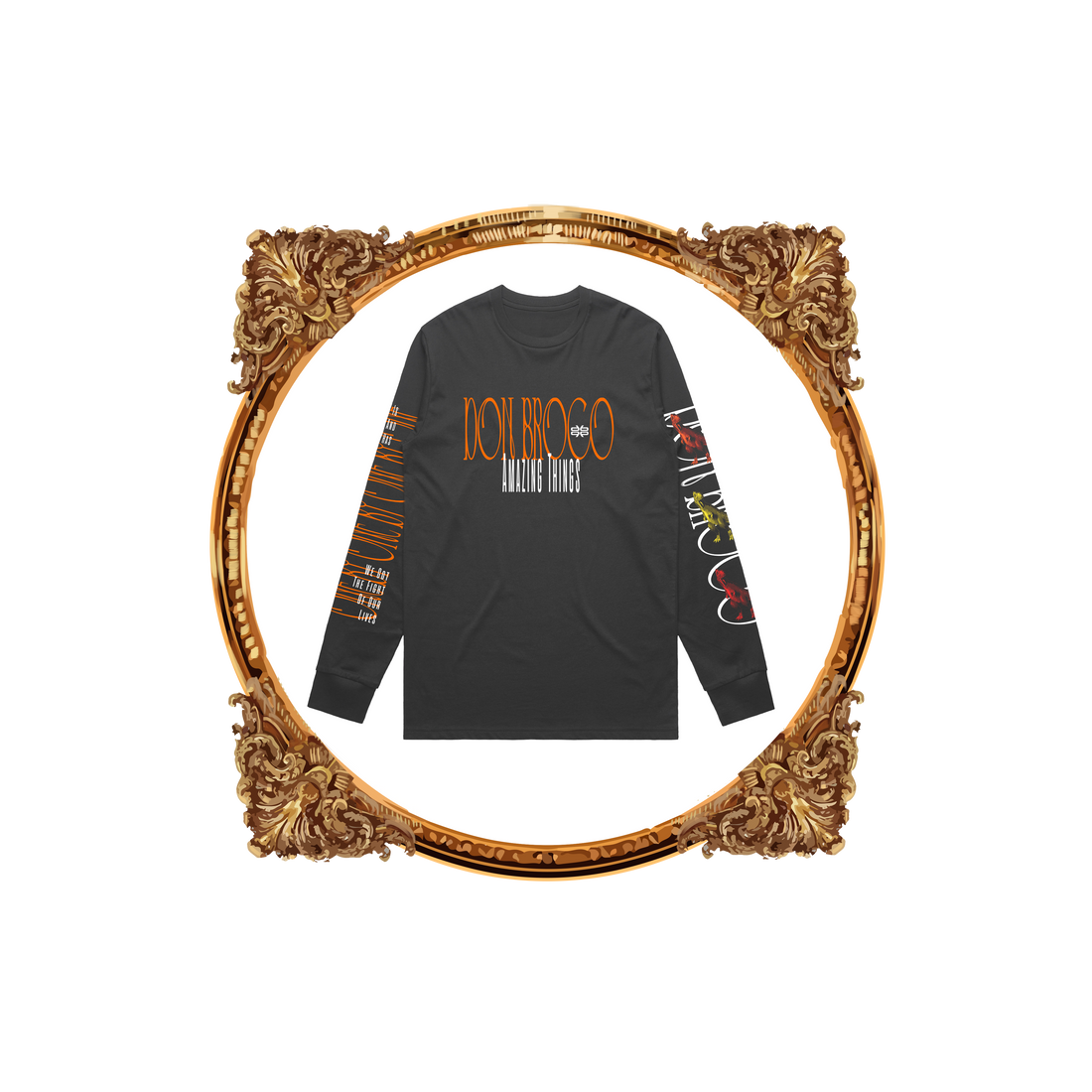 One By One Vintage Black Longsleeve Tee