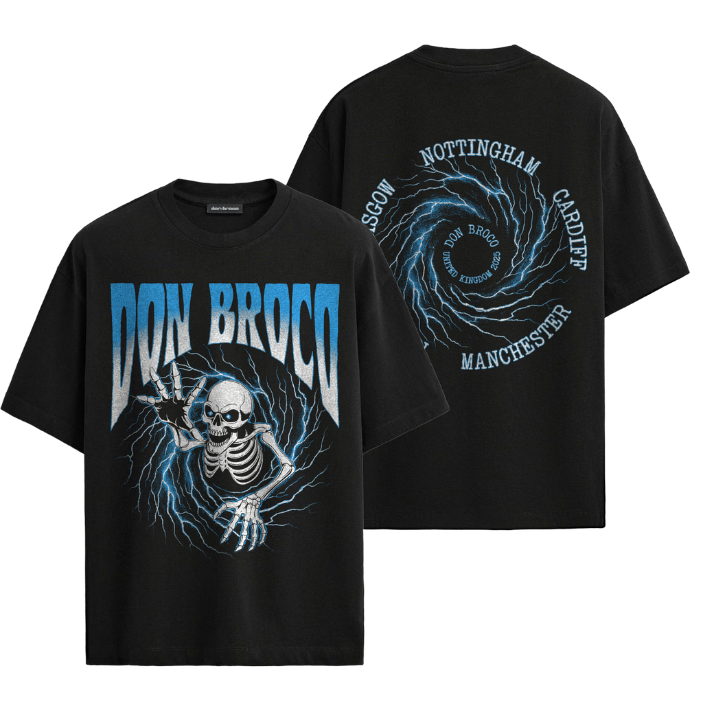 Vortex UK Black Tour T-Shirt
