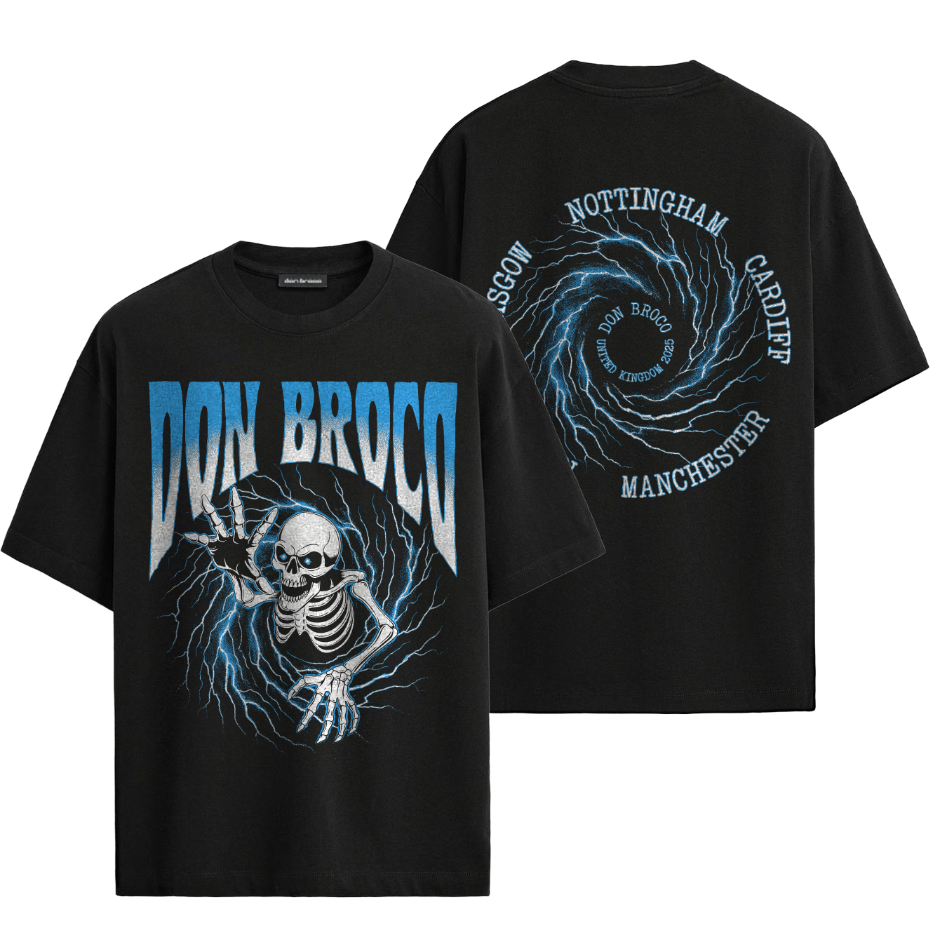 Vortex UK Black Tour T-Shirt
